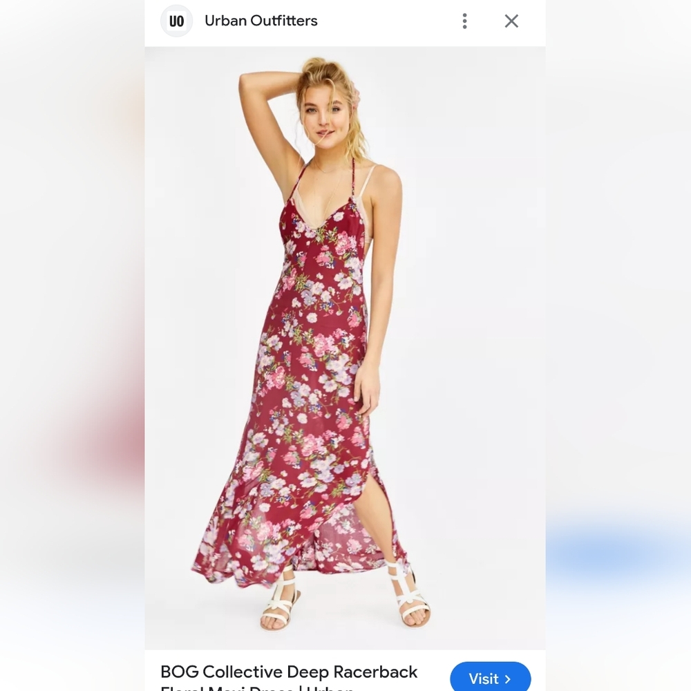 Band of Gypsies Floral Maxi Dress